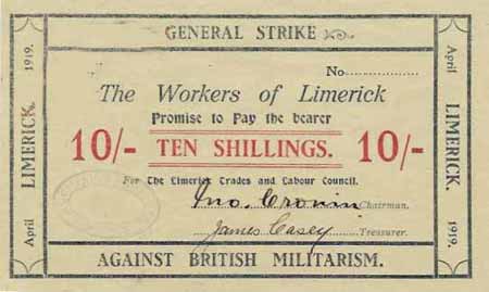 Click on image to see full-sized version After the British TUC refused to give strike pay, the soviet even printed their own money