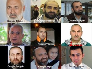 Click on image to see full-sized version The nine murdered members of the Gaza Freedom Flotilla