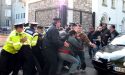 Scuffles outside Corrib house