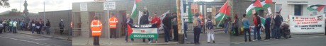 A (badly stitched) panoramic view of the demo