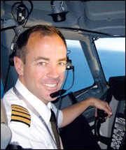 Click on image to see full-sized version Captain Morgan Fischer - standing up for Ryanair passenger safety - forced out