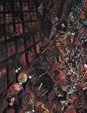 The Funeral (Dedicated to Oskar Panizza) (1917  1918) by George Grosz [12]