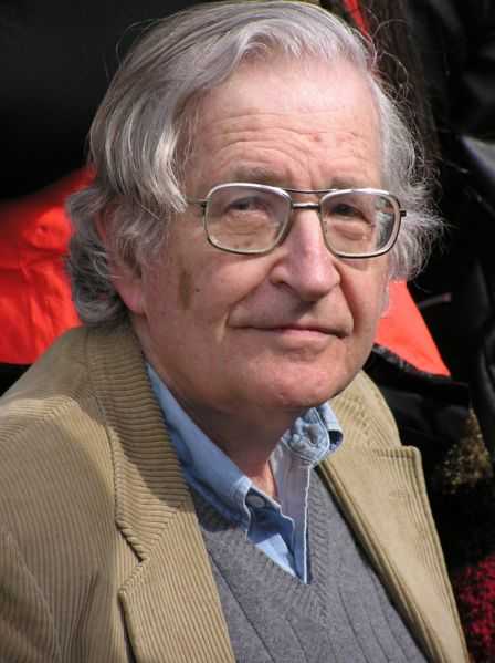 Click on image to see full-sized version Professor Noam Chomsky