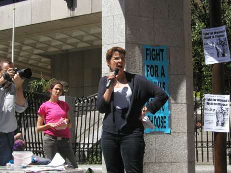 The rally was also attended by a representative from Doctors for Choice, who explained why Abortion is a widely accepted and safe clinical procedure.