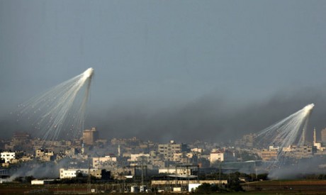 White Phosphurous Gaza Pic 1
